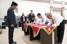 Kakanwil Kemenkumham Sulsel Lantik Tiga Pejabat PPNS di Pemkab Bone dan Barru