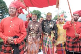 Wabup Gowa Sambut Bupati Bone di Makam Raja Arung Palakka