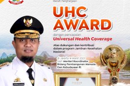 Pertamakali, Pemprov Sulsel Raih UHC Award
