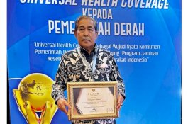 Kabupaten Sidrap Terima UHC Award dari Pemerintah Pusat