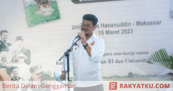 Mentan SYL Luncurkan Dua Buku Sehari Jelang Ulang Tahun Ke-68