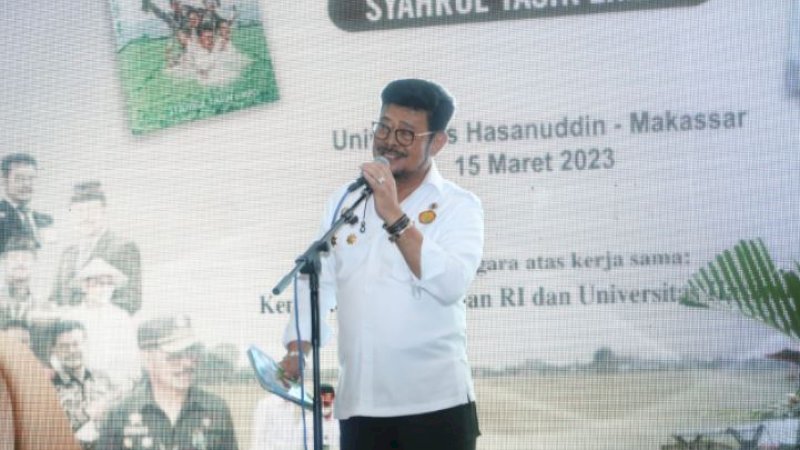 Menteri Pertanian (Mentan), Syahrul Yasin Limpo (SYL).