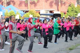 Polres Gowa Gelar Olahraga Bersama