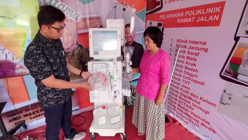 Alat Cuci Darah RSUD Andi Makkasau Dipamerkan di Parepare Fair 2023 