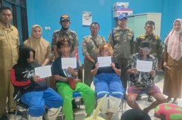 Dinsos dan Satpol PP Sidrap Razia Pengamen Berkostum Badut