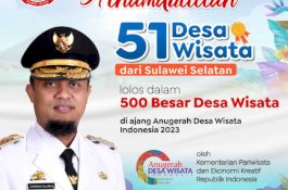 51 Desa Wisata di Sulsel Masuk 500 Besar Anugerah Desa Wisata Indonesia 2023