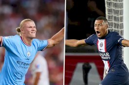 PSG Siap Wujudkan Duet Erling Haaland dan Kylian Mbappe