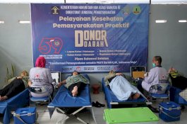 Rutan Makassar Gelar Donor Darah Peringati HBP Ke-59