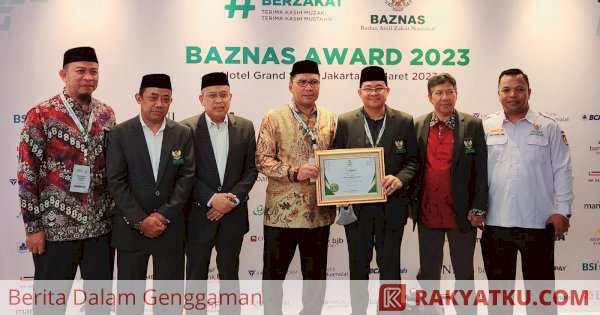 Wali Kota Makassar Kembali Raih Penghargaan Baznas Award 2023