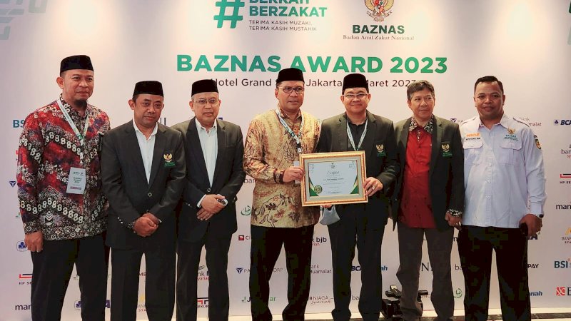 Wali Kota Makassar Kembali Raih Penghargaan Baznas Award 2023