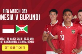 Tiket FIFA Matchday Timnas Indonesia Vs Burundi Sudah Mulai Dijual