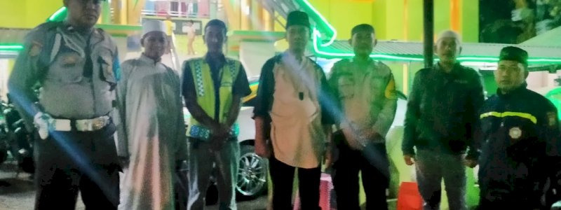 Provos Polsek Bontonompo Cek Kesiap-siagaan Personel PAM Tarwih