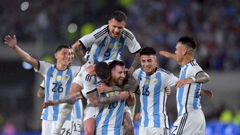 Argentina menang 2-0 atas Panama. Foto: Getty Images/Marcelo Endelli