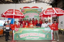 Kalla Logistics-Wall's Indonesia Gelar Kick- Off Festive 2023 