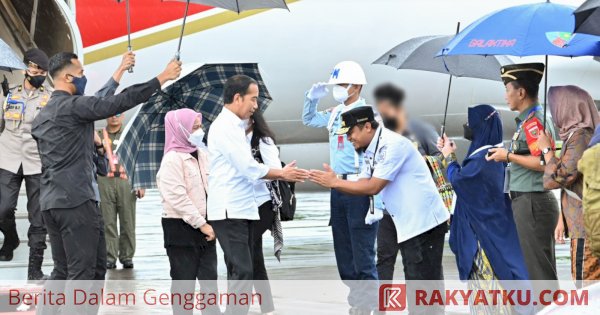 Gubernur Andi Sudirman Sambut Presiden Jokowi dan Ibu Negara