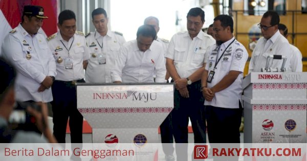 Presiden Jokowi Resmikan Jalur Kereta Api Makassar-Parepare