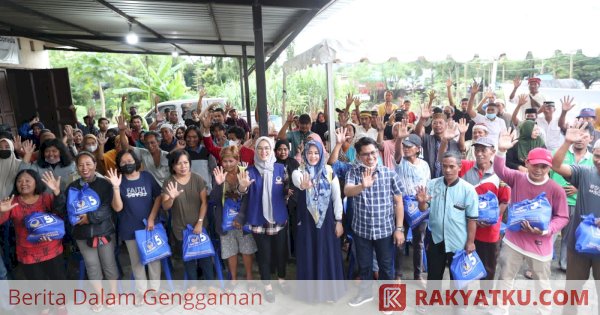 Partai NasDem dan Fatmawati Rusdi Gelar Pasar Murah di Makassar