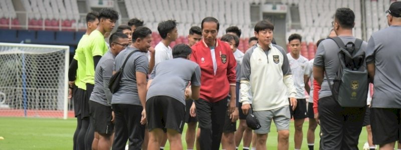 Temui Pemain Timnas U-20, Presiden Jokowi Minta Pemain Jangan Patah Semangat 