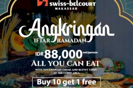 Buka puasa di Swiss-belcourt Makassar Hanya Rp88 Ribu, Beli 10 Gratis 1
