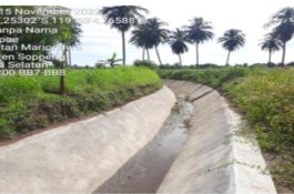 Rehab Irigasi Salobunne Rampung, Gubernur Harap Tingkatkan Hasil Pertanian