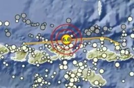 Gempa Magnitudo 6,0 Terjadi di Bima NTB