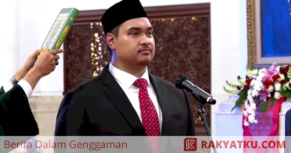 Presiden Jokowi Resmi Lantik Dito Ariotedjo Sebagai Menpora yang Baru