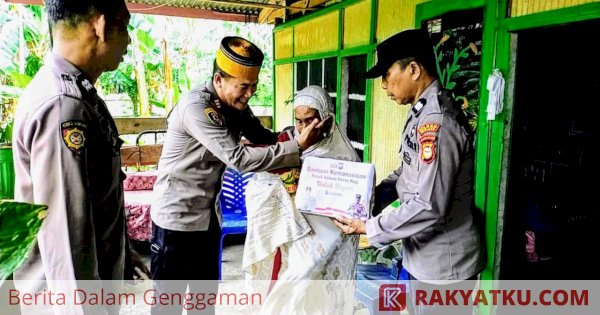 Polsek Belawa Serahkan Bantuan Kemanusiaan Kepada Masyarakat