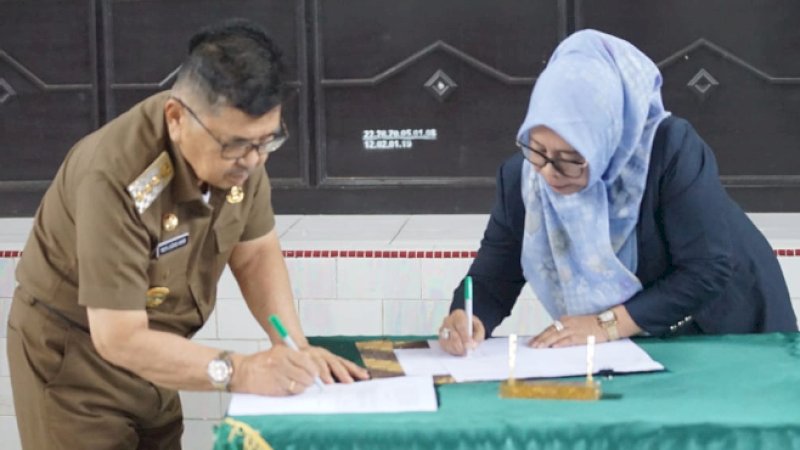 Wali Kota Teken MoU Surat Keputusan Perda Hari Jadi Kota Palopo