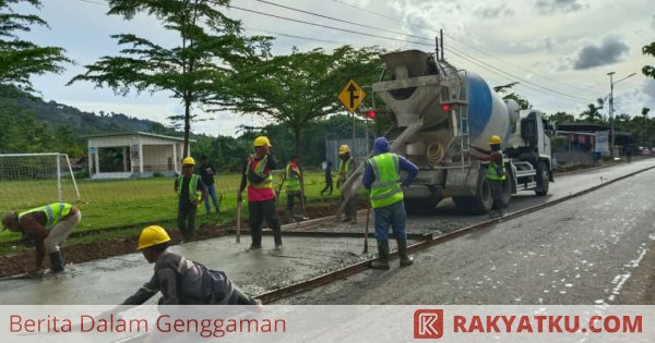 Ruas Burung-burung - Bili-bili Progres Tahap Rabat Beton, Dialokasikan Rp16 M