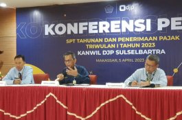 Kanwil DJP Sulselbartra menerima 630.012 SPT Tahunan