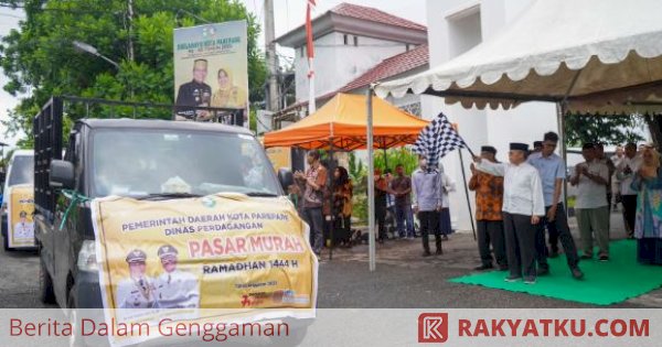 Ribuan KK Terima Sembako Murah di Pasar Murah Pemkot Parepare