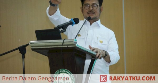 Mentan SYL Dorong Mahasiswa Polbangtan Jadi Pionir dan Champion Pertanian Indonesia