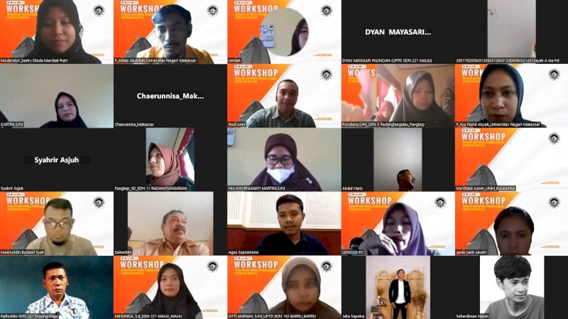 Mahasiswa PPG Prajabatan Bidang Studi PGSD UNM Gelar Workshop Media Pembelajaran Digital