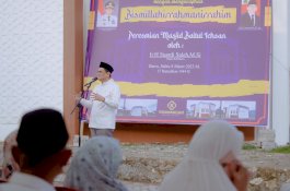 Bupati Barru Resmikan Masjid Baitul Ichsan Siawung