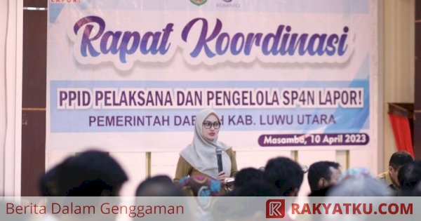 Bupati Luwu Utara Minta Sosialisasi Masif SP4N LAPOR