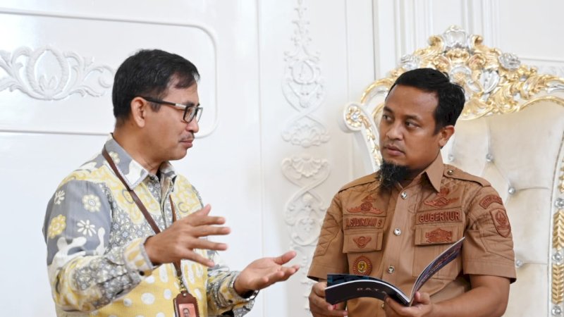Kepala BPS Sulsel ke Gubernur Pamit Pindah Tugas