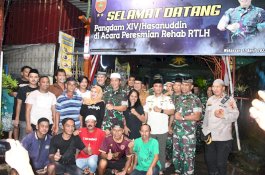 Pangdam Hasanuddin Resmikan Hasil Program Rehab Rumah Tidak Layak Huni