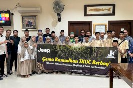 JKOC-Kalla Kars Buka Puasa Bersama Anak Yatim dan Berbagi Takjil 