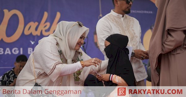 Putri Dakka Berbagi 1.000 Paket Sembako di Palopo