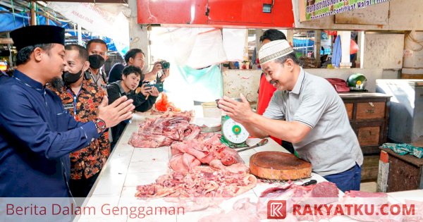 Gubernur Andi Sudirman Sidak Pasar, Harga Bahan Pokok Dinilai Turun