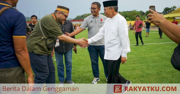 Tinjau Kesiapan Laga PSM vs Borneo FC, Taufan Pawe Imbau Supporter Tetap Jaga Suasana Kondusif