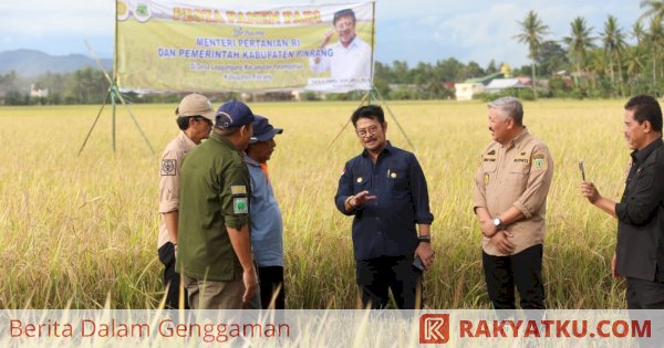 Usai Panen Raya, Mentan SYL Dorong Petani di Kabupaten Pinrang Segera Percepat Masa Tanam