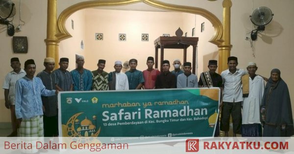 PT Vale Gandeng PB Al-Khairaat Gelar Safari Ramadan di 13 Desa Pemberdayaan