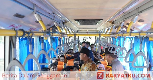 Warga Antusias Ikut Program Mudik Gratis Andalan 1444 Hijriyah