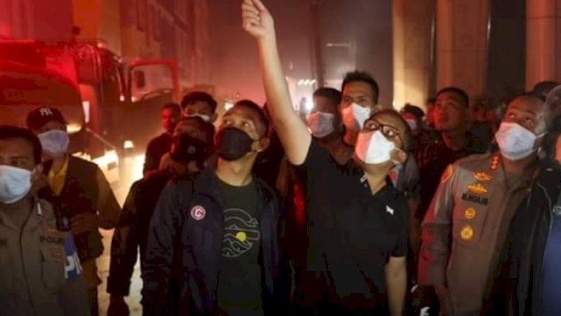 Wali Kota Makassar Turun Langsung ke Lokasi Kebakaran di TSM 
