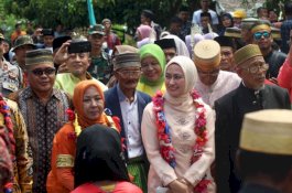 Berlangsung Meriah, Bupati Luwu Utara Resmikan Rumah Adat Kombong Pitu Masapi