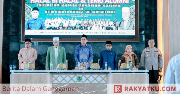 Bupati Barru Hadiri Halalbihalal Alumni DDI Mangkoso