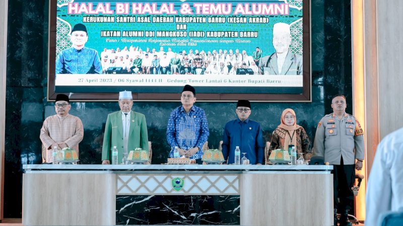 Bupati Barru Hadiri Halalbihalal Alumni DDI Mangkoso