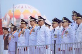 Bupati Barru Hadiri Peringatan Hari Otonomi Daerah ke-27 di Makassar