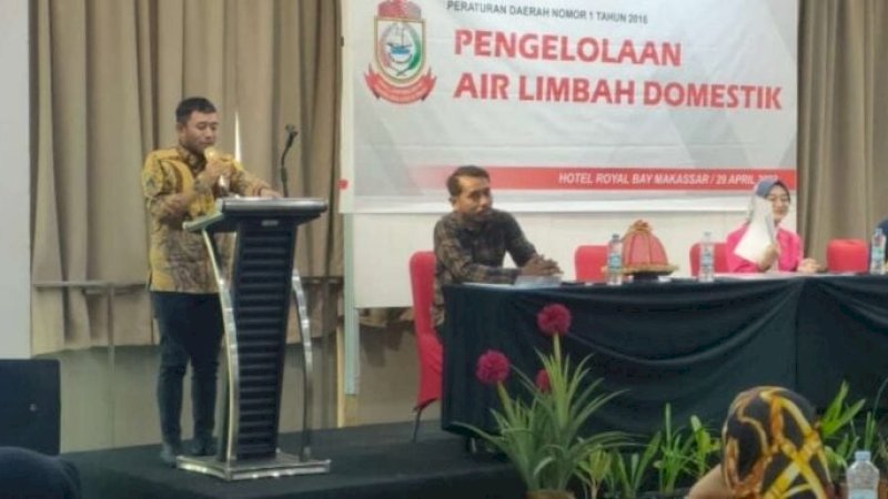 Sosialisasi Anggota DPRD Makassar, Direktur IPAL Perumda Air Minum Jadi Pembicara